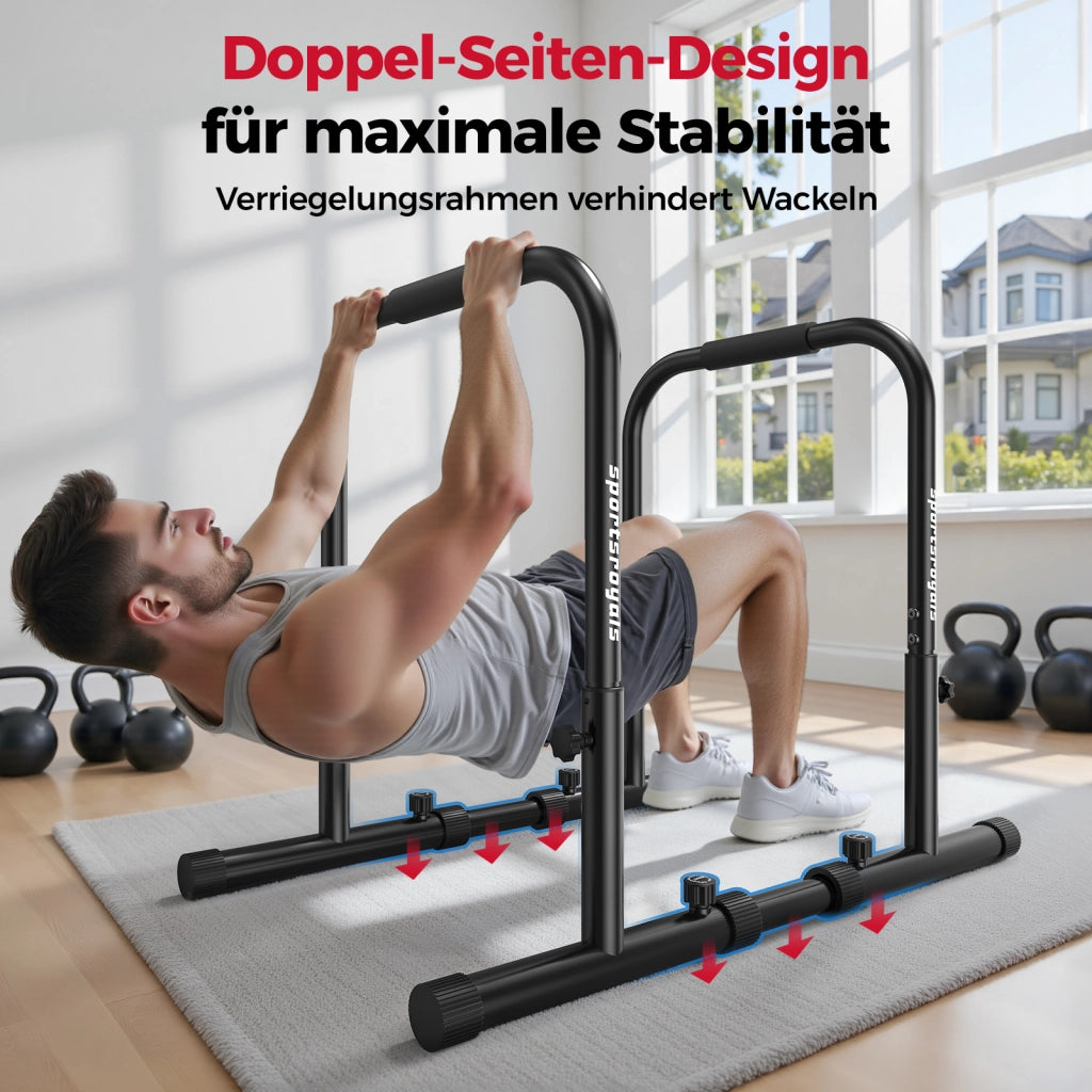 Barre per parallele ¨C Minimal ¨C regolabile 81-96 cm, 400 kg