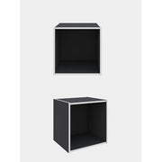 CUBO 35X35X29 CM GRIGIO- 1,0 pz