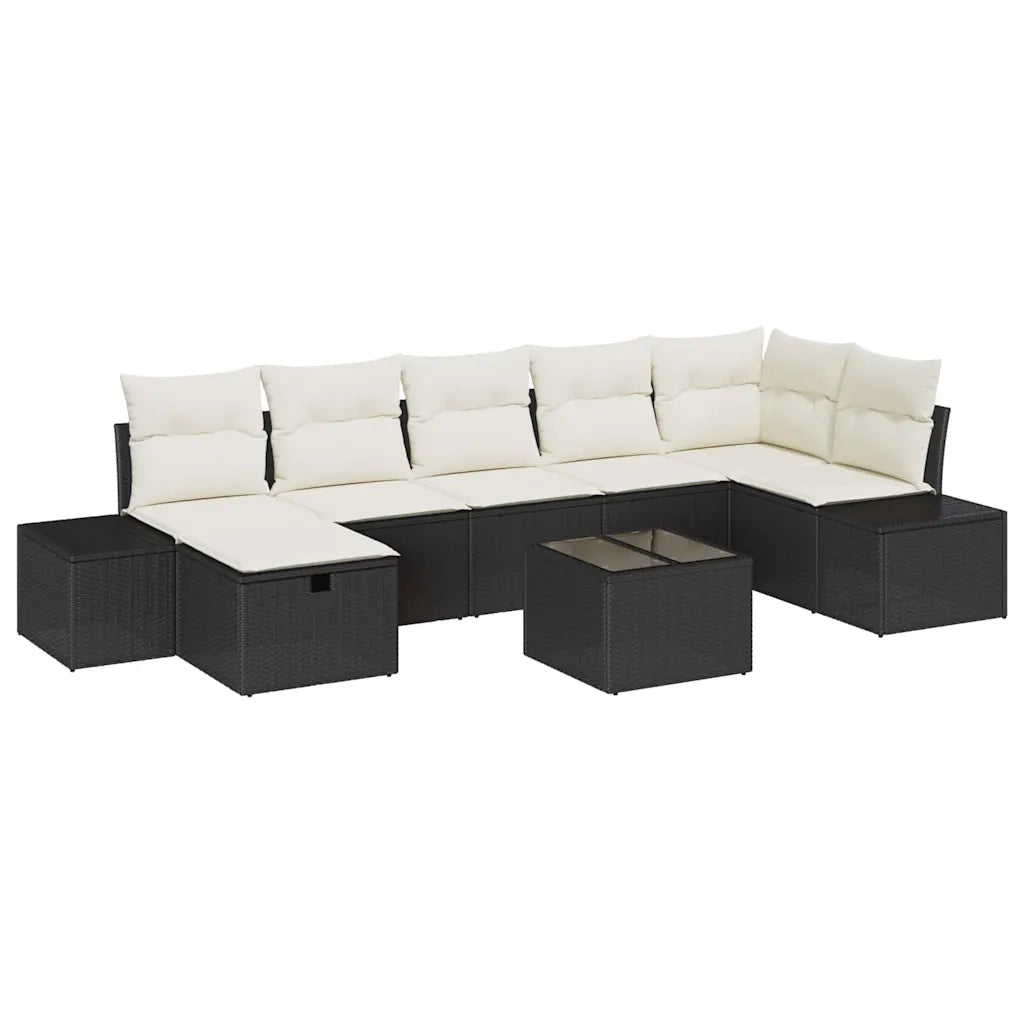 Set di divani con cuscino 8 pcs polyrattan 3360738