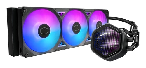 Cooler master dissipatore a liquido atmos ii, 3x120mm argb, kit schermo pixel incl, nero - MLX-D36M-A25SZ-P1