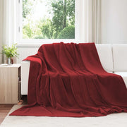 Coperta Rosso Bordeaux 220 x 240 cm Panno 42016787