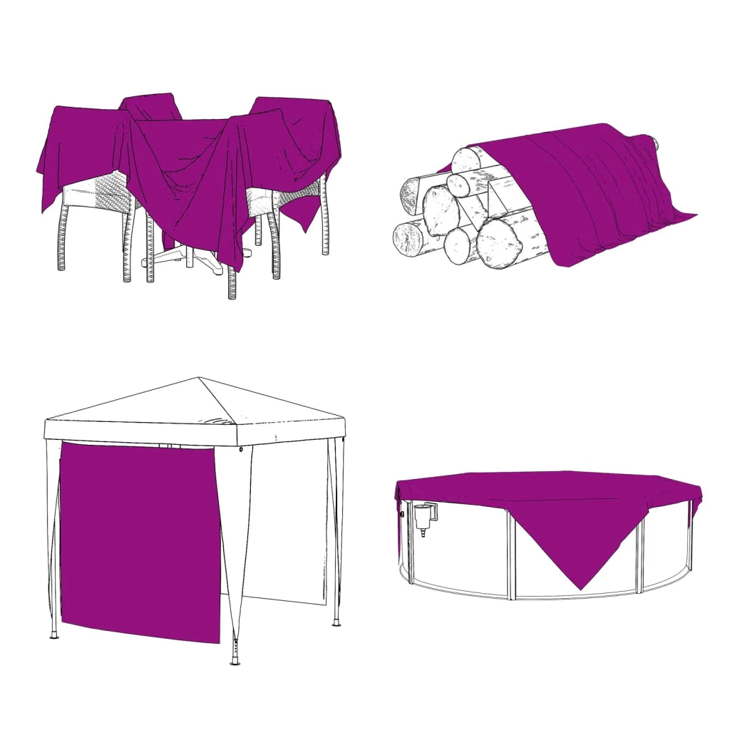 Tarp Trasparente 7 x 5 m PE 42038950