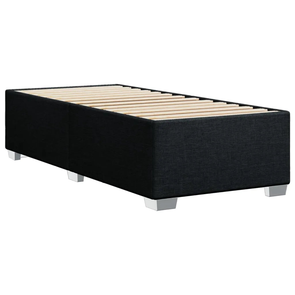 Giroletto senza Materasso Nero 90x200 cm in Tessuto 3284445
