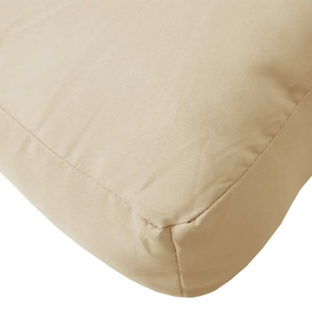 Cuscini per Pallet 2 pz Beige in Tessuto 360692