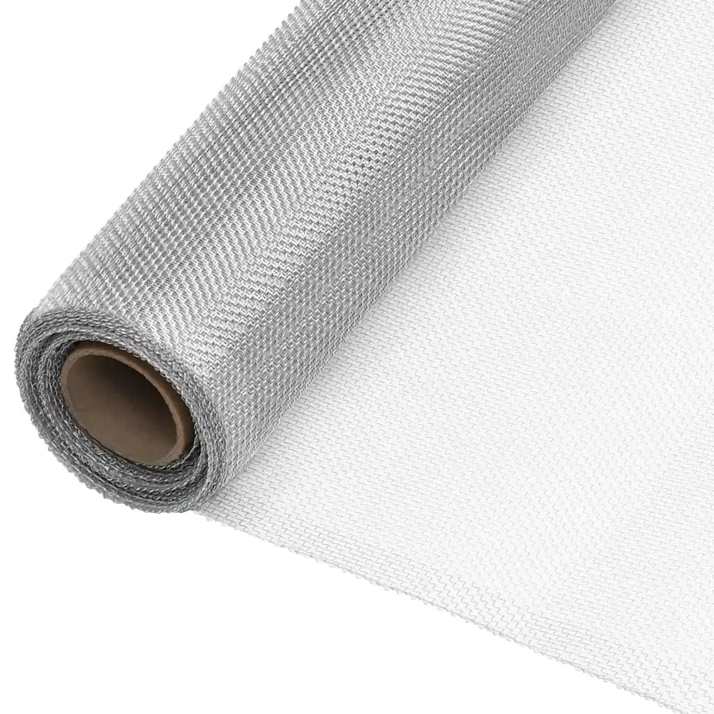 Zanzariera in Alluminio 112x2000 cm Argento 150854