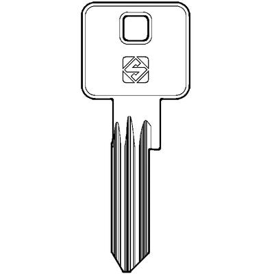 CHIAVE PIATTA ABUS AB95 SILCA - ACCIAIO NICHELATO- 10 pezzi