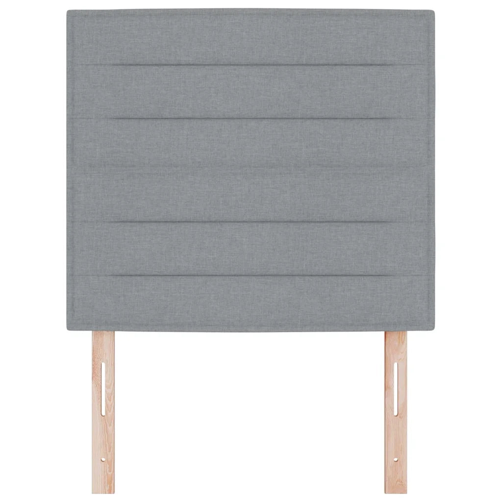 Testiera | Testata Grigio chiaro 100 cm Tessuto