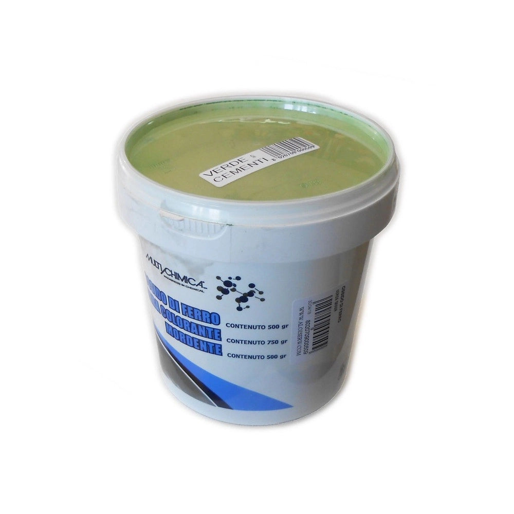 Multichimica 500gr colorante ossido di ferro in polvere, colori marrone