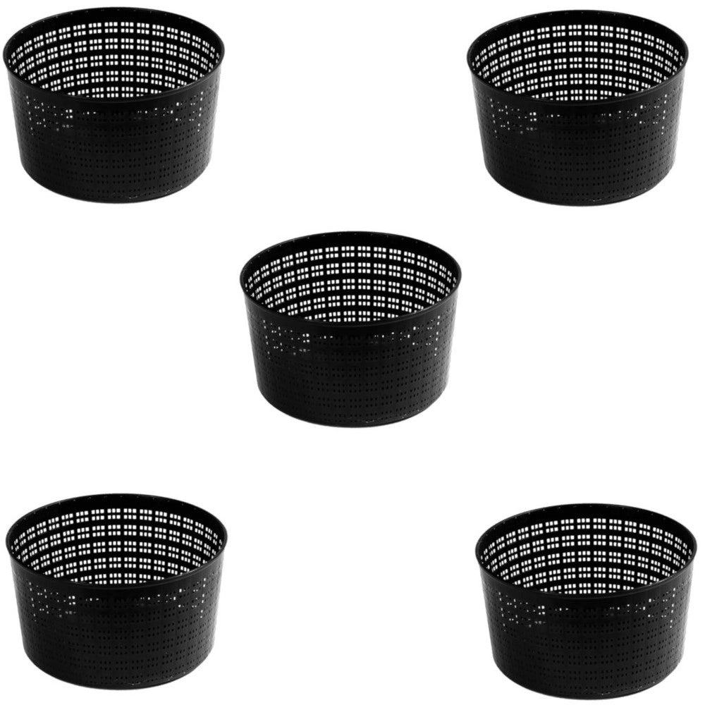 Multipack da 5 cesti per piante acquatiche rotondi dimensioni 21,5 cm cadauno