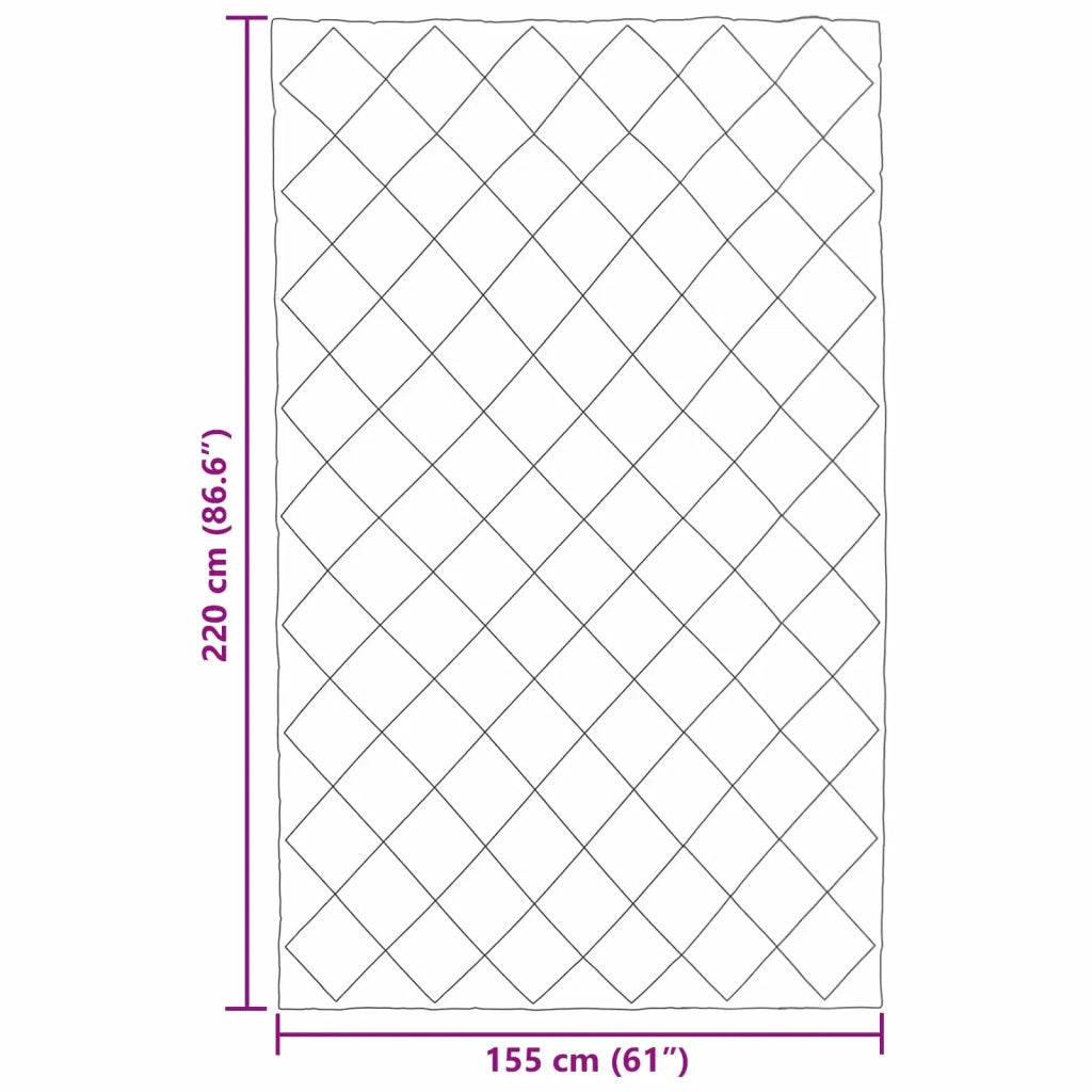Piumone Completo Annuale Verde 155 x 220 cm Microfibra 42025555