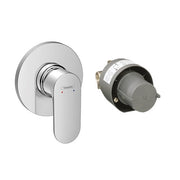 Rubinetto Miscelatore Monocomando Doccia Completo Rebris S Hansg Cromo