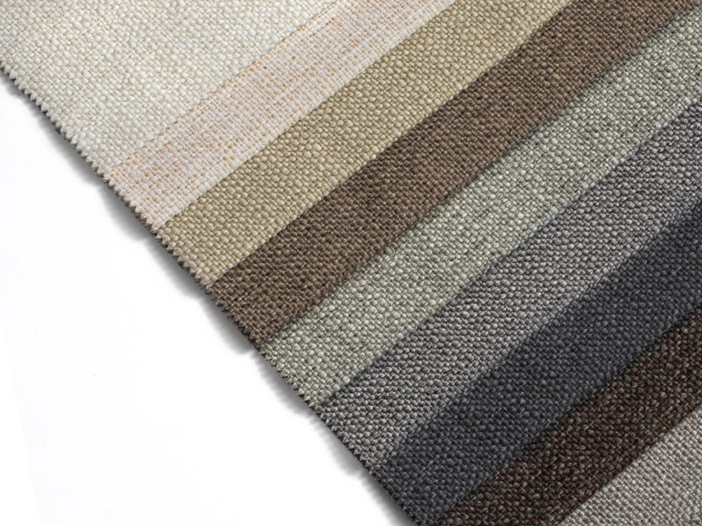 Cosmopolitan Design - Pouf "Vienna" in tessuto strutturato beige 