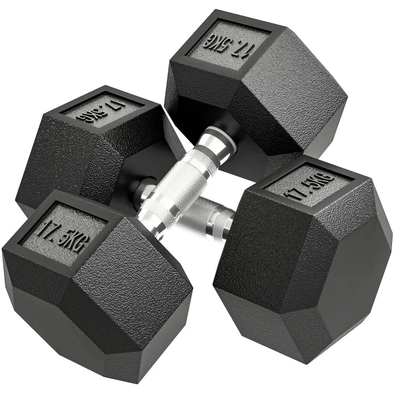 Manubrio 35 kg, impugnatura antiscivolo, nero e argento