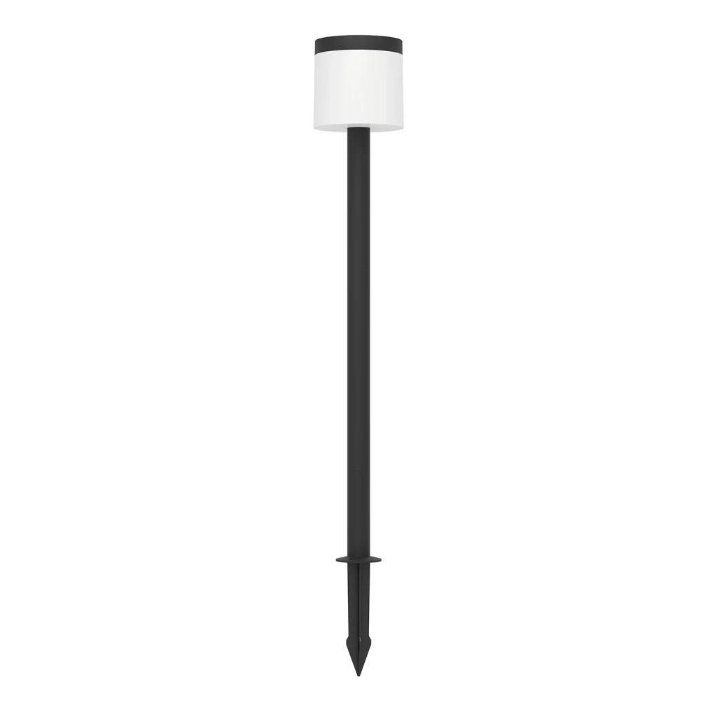 Luce Solare Picchetto Esterno Moderna Pantete Policarbonato Nero Led