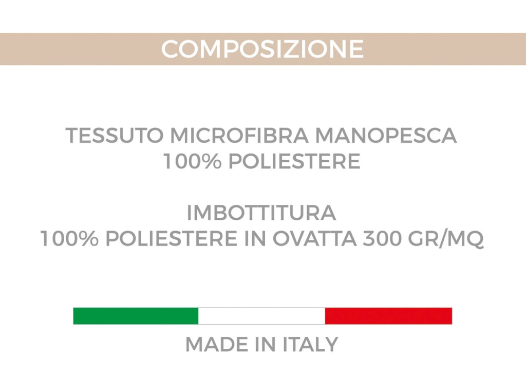Trapunta Piumone Invernale Imbottita 300gr Microfibra Diadema Quadri - 1 Piazza - D20 Blu