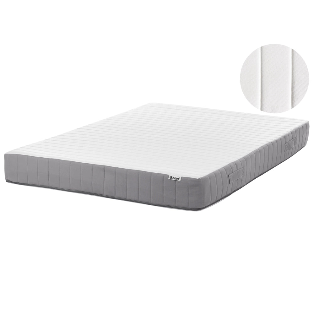 Materasso in memory foam con Molle Insacchettate a media rigidità 140 x 200 cm sfoderabile trapuntato
