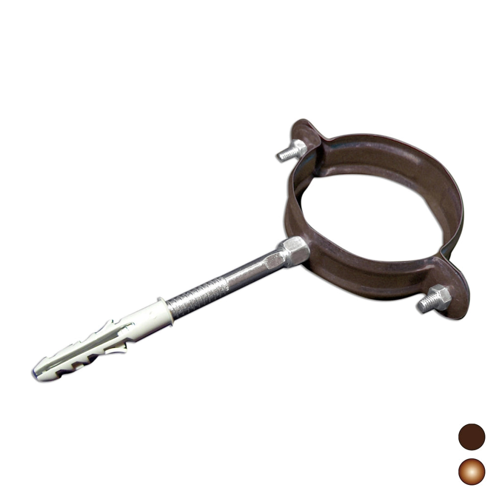 COLLARE PLUVIALE ROTONDO PRE-VERNICIATO- Diam. 100 Color Rame- DH- pezzi 2
