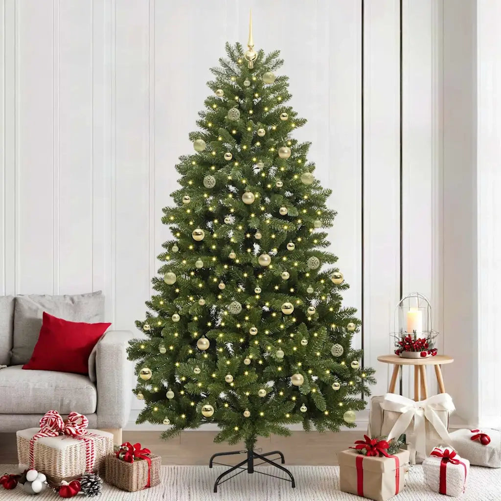 Albero di Natale artificiale Verde 240 cm PVC e Metallo