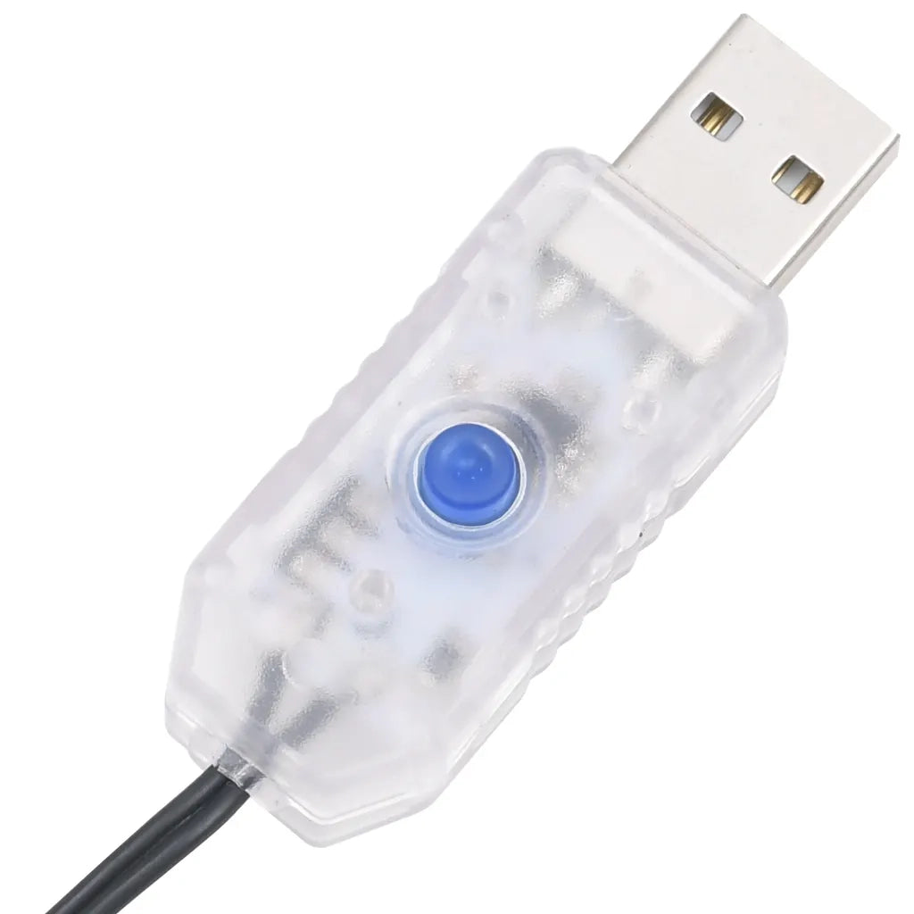 Stringa di Luci con 400 LED Multicolore 40 m 8 Effetti Luce 328827