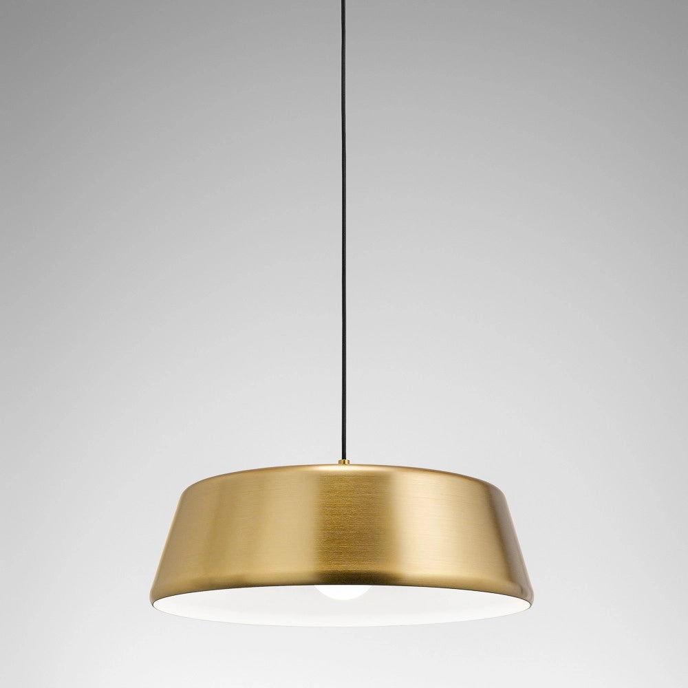 Lampada a Sospensione Blanca S/P - Design Moderno in Alluminio Finitura Ottone, Attacco E27 Max 60W, Ideale per Ambienti Interni - Gealuce