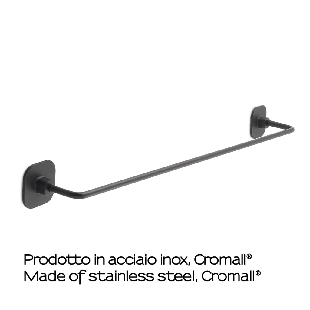 PORTASALVIETTE TEIDE 60CM NERO MATT.