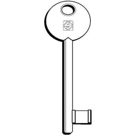 CHIAVE TIPO PATENT OTTONE 6P2S - PASSEPARTOUT - 5 pezzi- SILCA