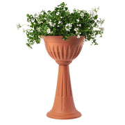 FIORIERA ALBA BAMA  PP TERRACOTTA D.CM 43 H.CM 74,5