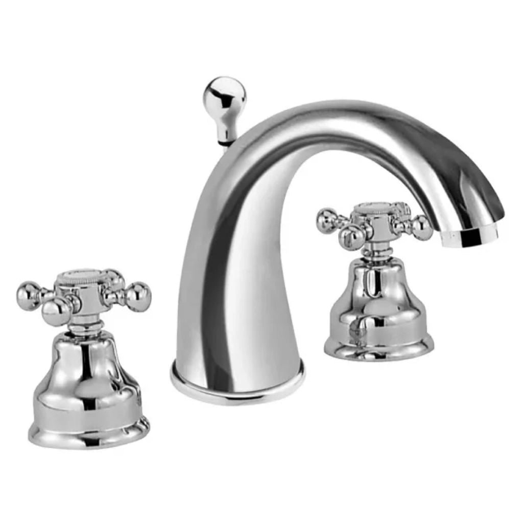 BATTERIA RUBINETTO LAVABO 3 FORI SERIE ANAIS SCARICO 11/4   RUBINETTERIE EURORAMA S.P.A.