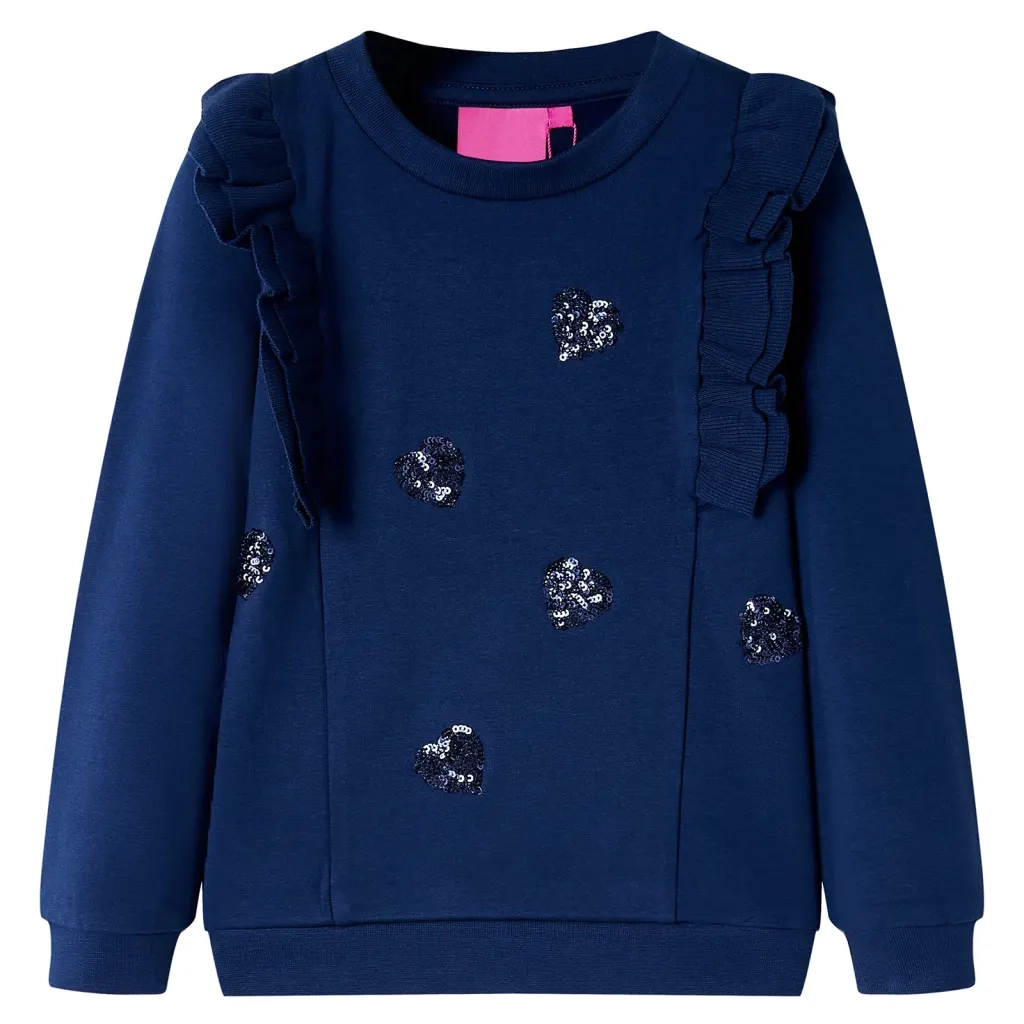 Felpa per Bambini Blu Marino 140 13743