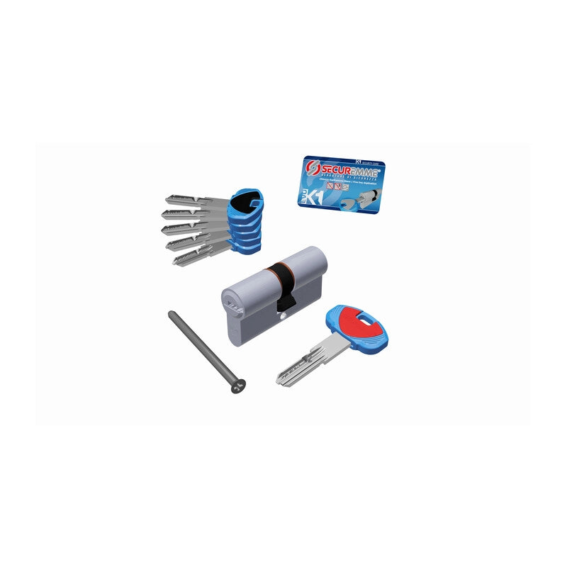 CILINDRO K1 SAGOMATO C/5CH+1C 40+40 CR SAT SECUREMME