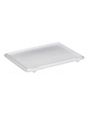 Coperchio per casse 40x30 - con ganci - colore grigio per uso alimentare