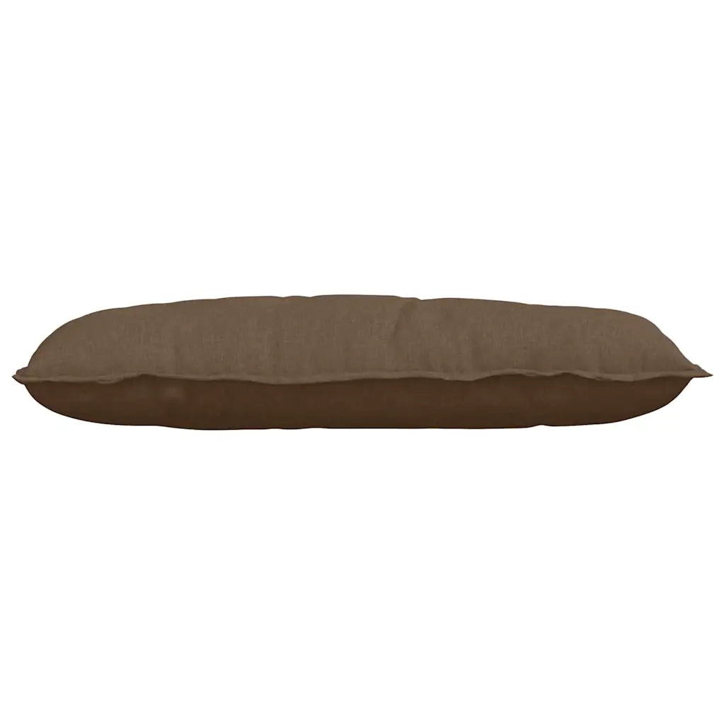 Cuscino per Schiena Marrone 100 x 19 x 50 cm Tessuto 42014748