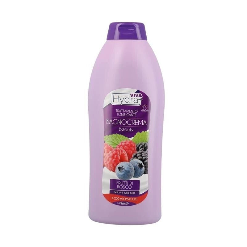 KIT SET 4 PZ MAURY'S BAGNOSCHIUMA 1 LT FRUTTI DI BOSCO
