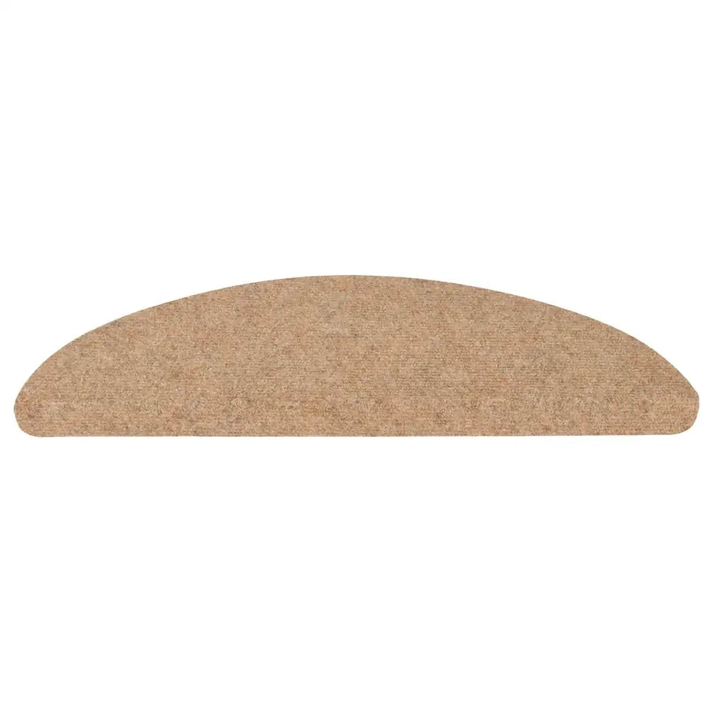 Tappetini Autoadesivi per Scale 10 pz | Gradini per Scale Beige 56x17x3 cm