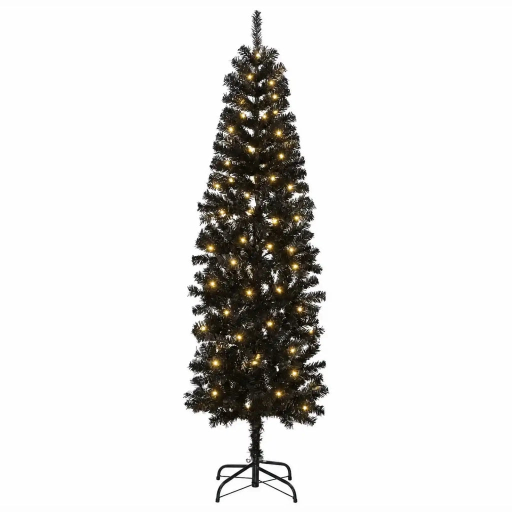 Albero di Natale Artificiale Sottile 240 cm 300 LED 3461119