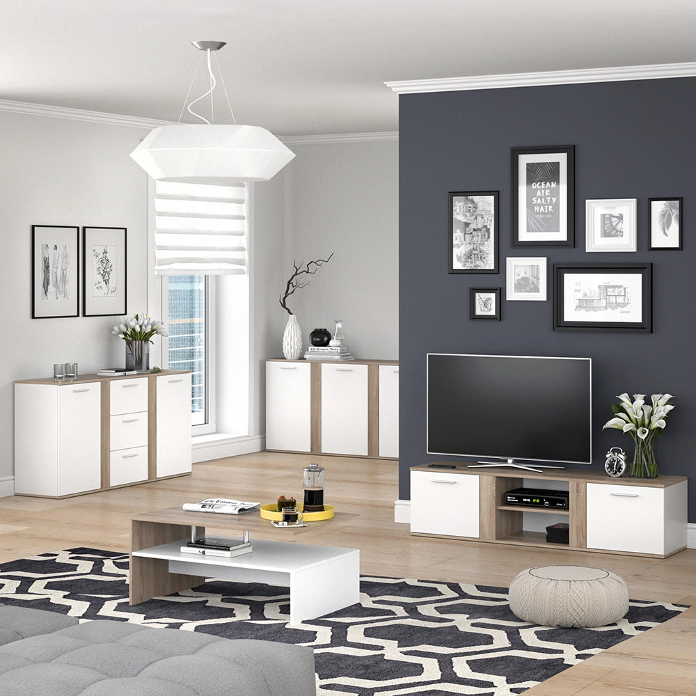 Vicco Cassettiera Sonoma 40 x 80 cm con ante