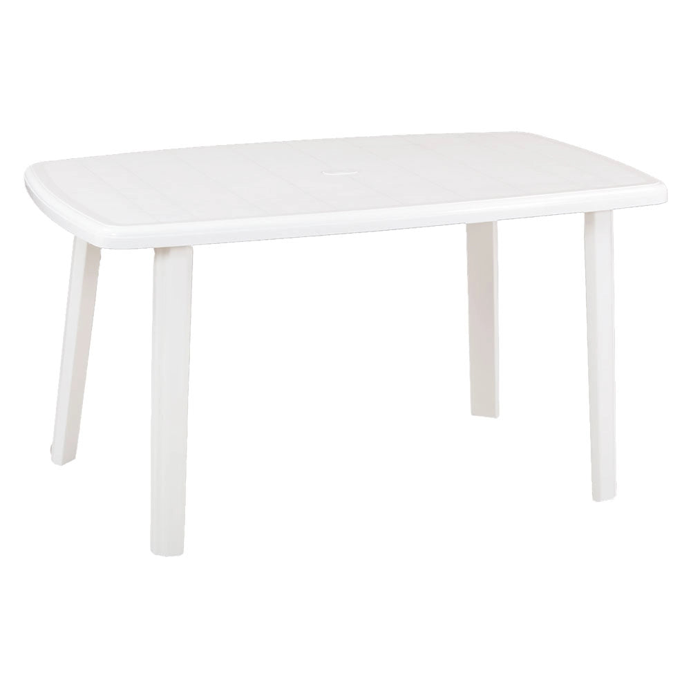Tavolo Bica Cayman in Polipropilene Bianco