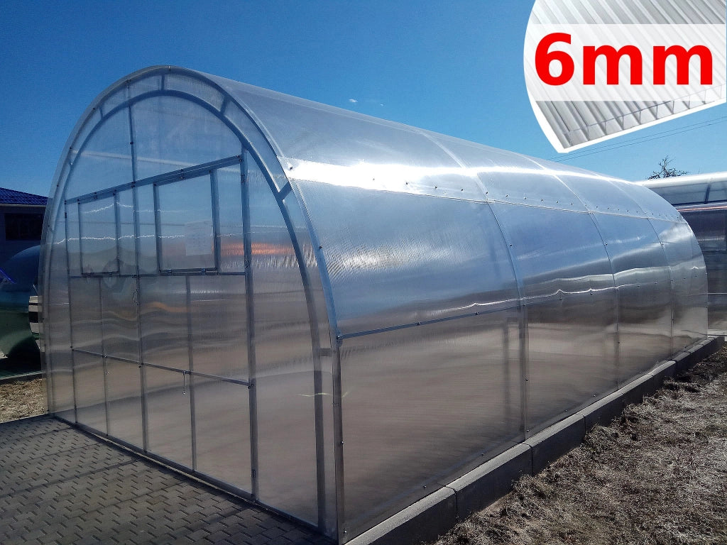 Serra Master 4x4m con copertura policarbonato alveolare 6mm