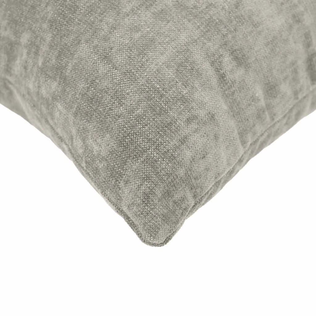 Cuscino con cuscino HEERLEN 6 pz Grigio Chiaro Tessuto Chenille 923930