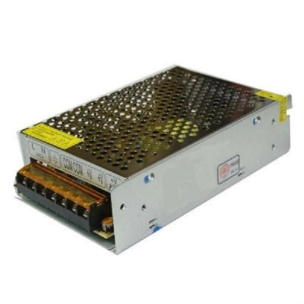 ALIMENTATORE TRASFORMATORE STABILIZZATO TRIMMER 24V 5A 24 V VOLT 220 5A SWITC