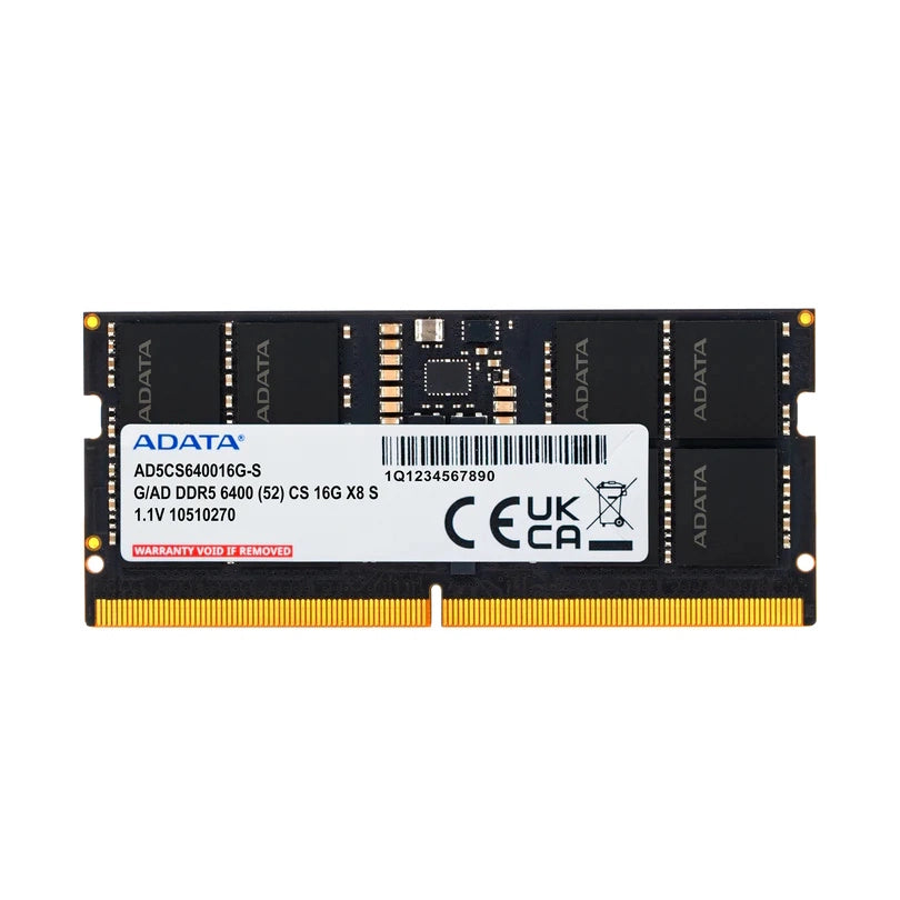 ADATA RAM CSO-DIMM 16GB DDR5 6400MHZ 1.1V