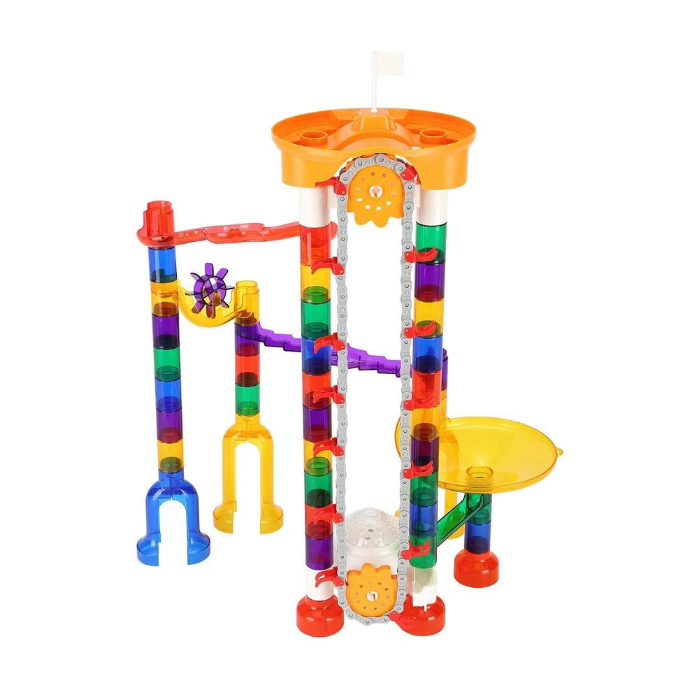 Pista Biglie 153 Pezzi Ascensore Motorizzato 15 Biglie Labirinto Costruzione STEM Apprendimento Bambini