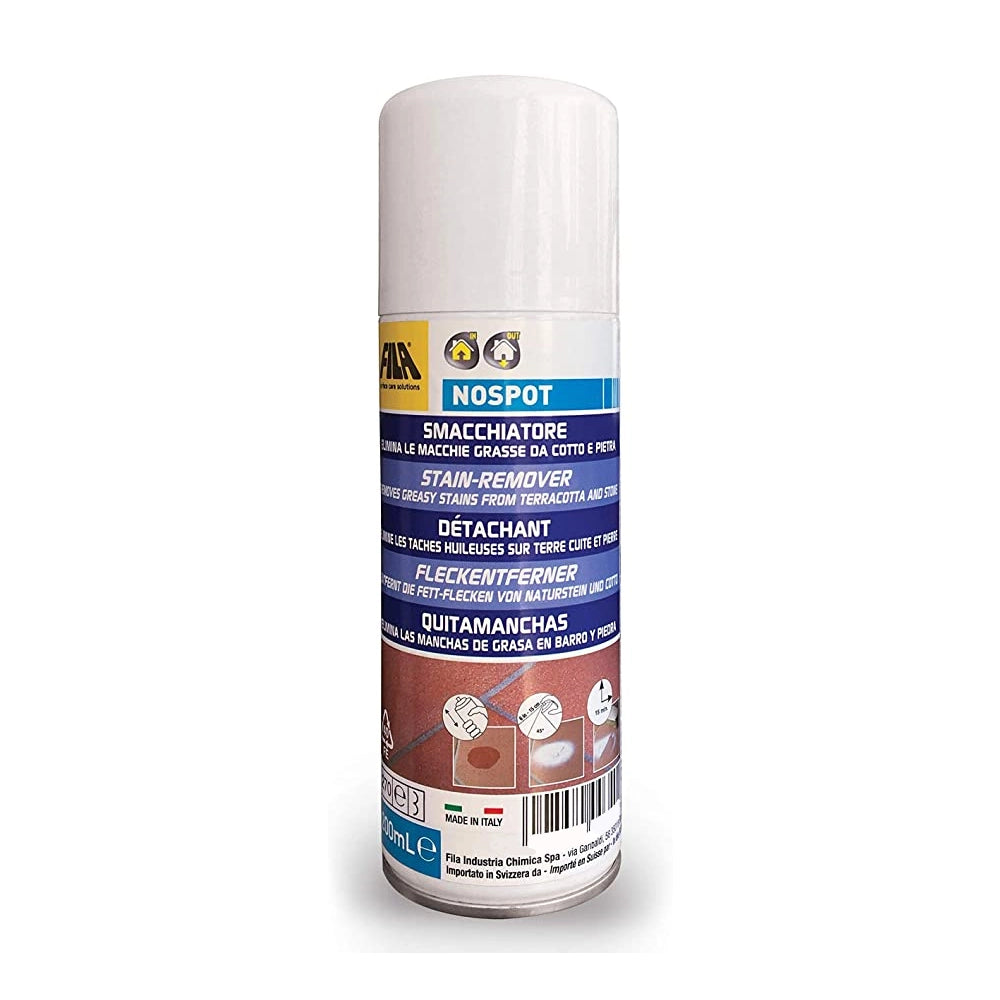 Smacchiatore Spray Per Cotto FILA NOSPOT 200 ml Klinker e Pietra Naturale
