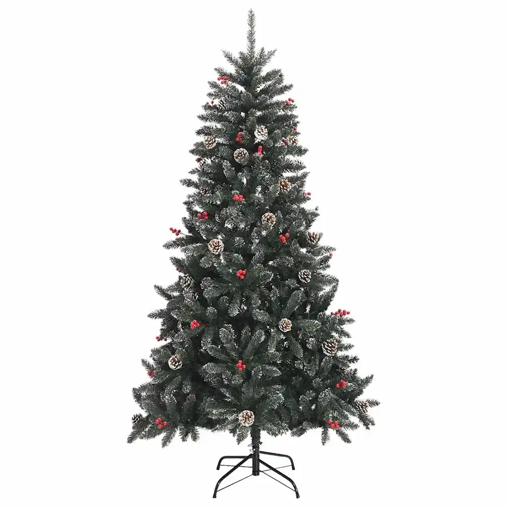 Albero di Natale artificiale con 300 LED Verde 180 cm