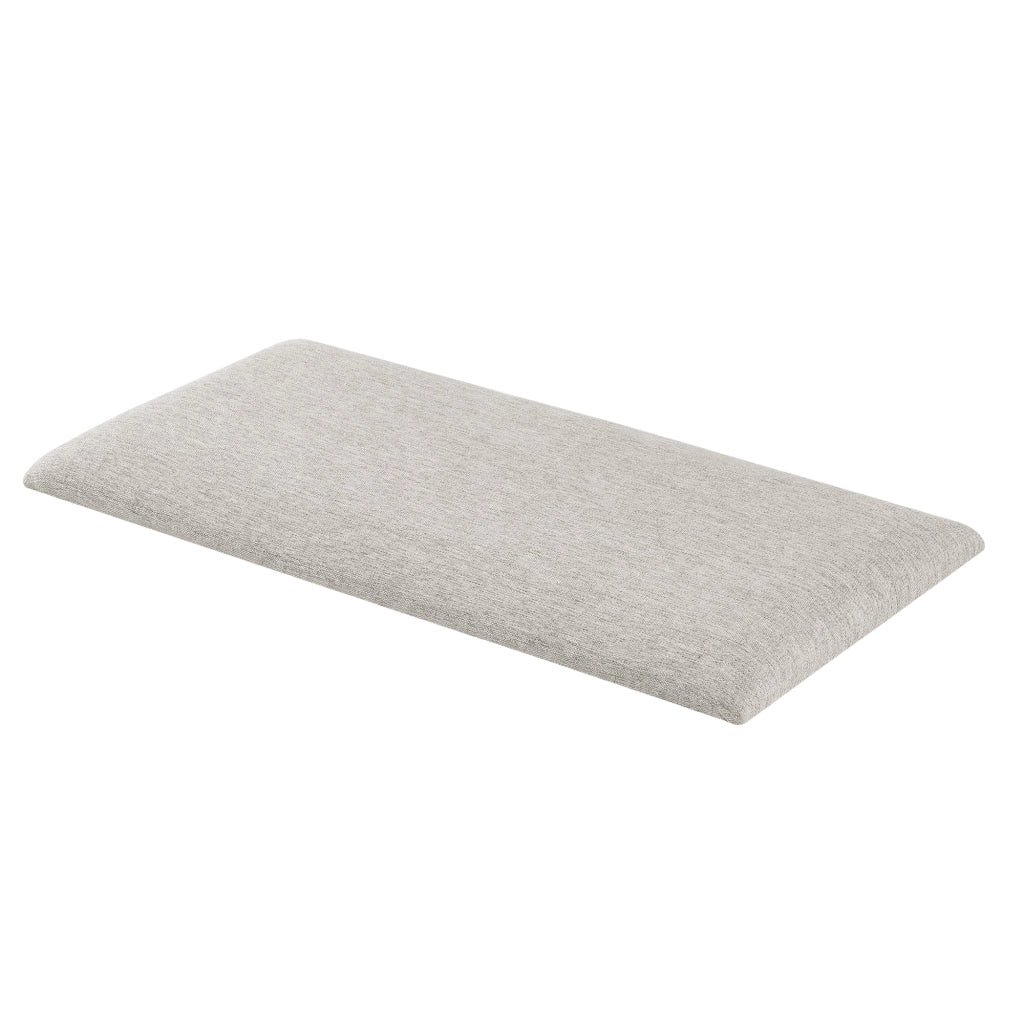 Set di 3 cuscini da parete in tessuto 60 x 30 cm grigio 03_0010619