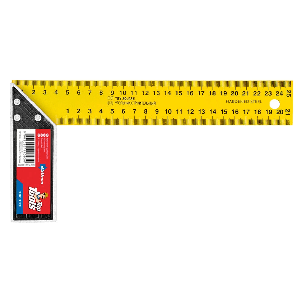 Squadra per Falegname Toptools in Alluminio 25 cm