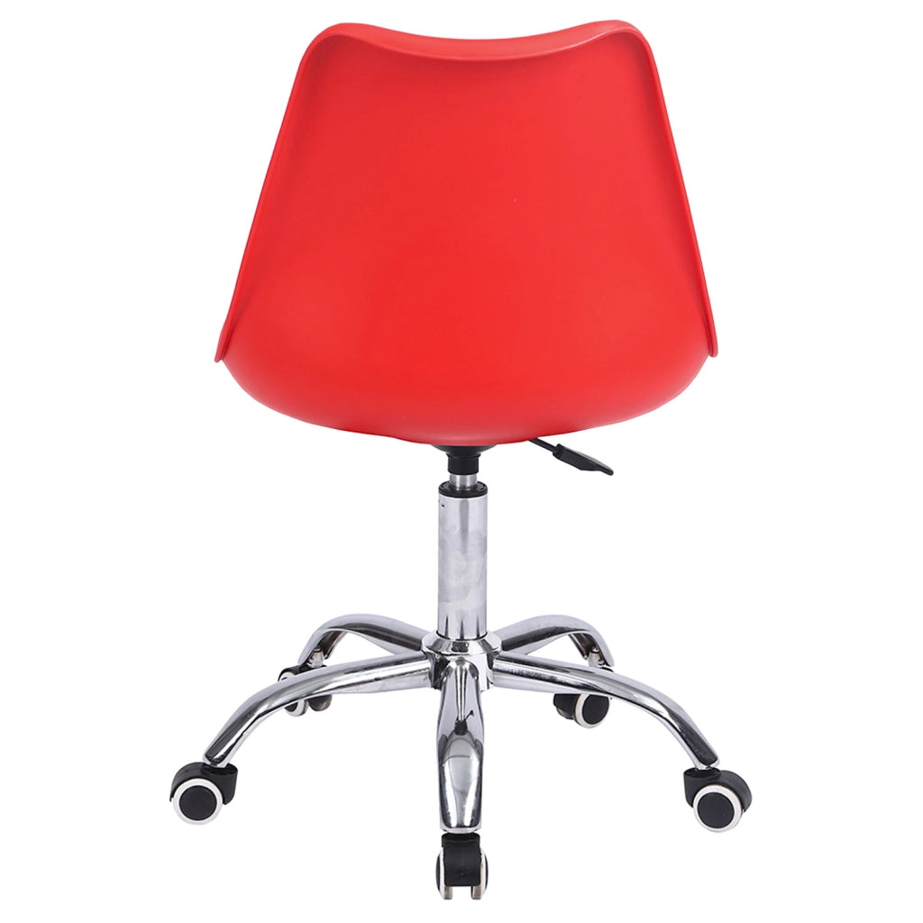 Sedia da ufficio regolabile in altezza ANNE rossa