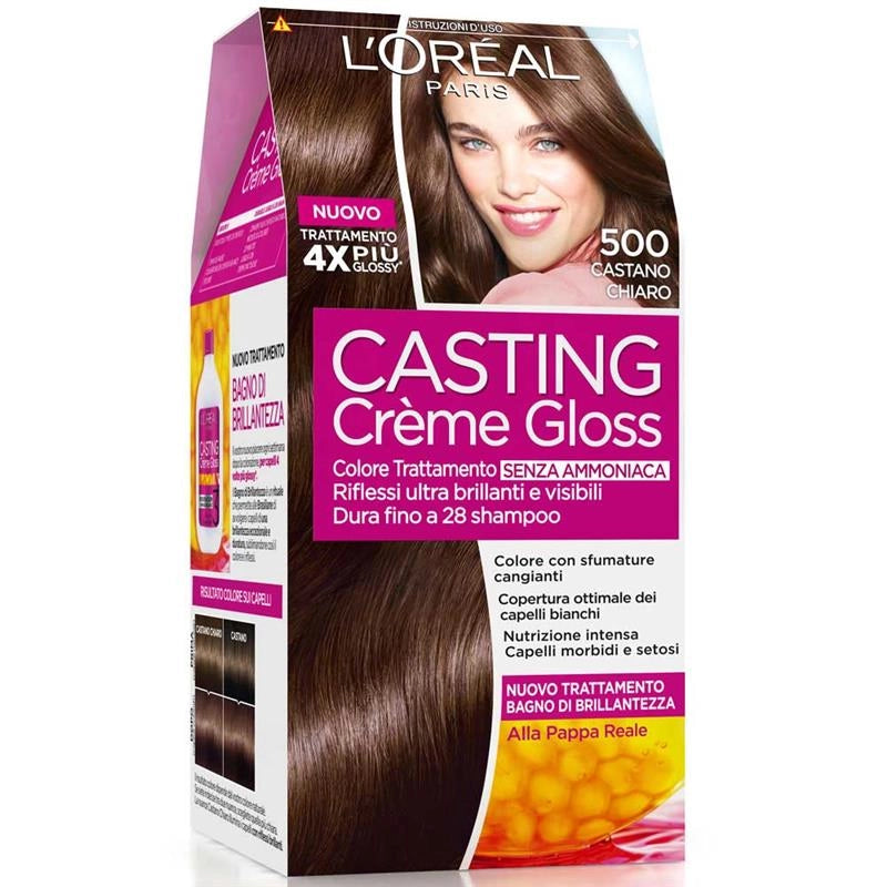 CASTING CREME GLOSS TINTA PER I CAPELLI N.500 COLORE CASTANO CHIARO