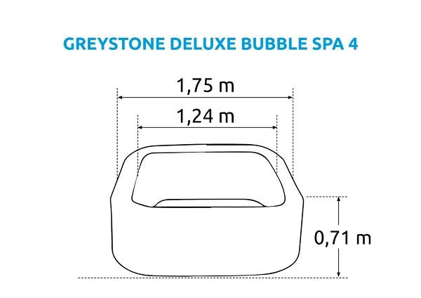 PURESPA Greystone DeLuxe HWS 1100