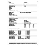 TARGA SEGNALETICA CONCESSIONI EDILI - PP CM 60X40- 5 pezzi